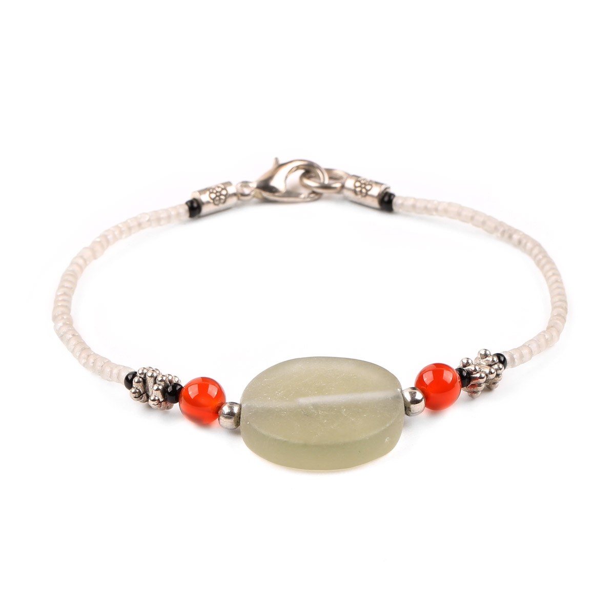 Jade & Agate Wrap Bracelet | Birthstone Bracelet 2