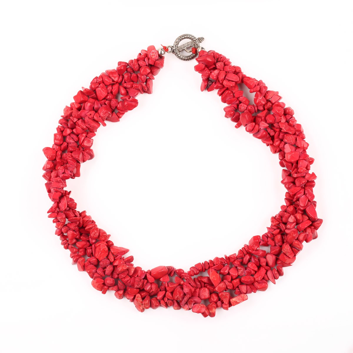 Marjan Jewelry Set | Braided Choker Set With Earrings and Bangle 4