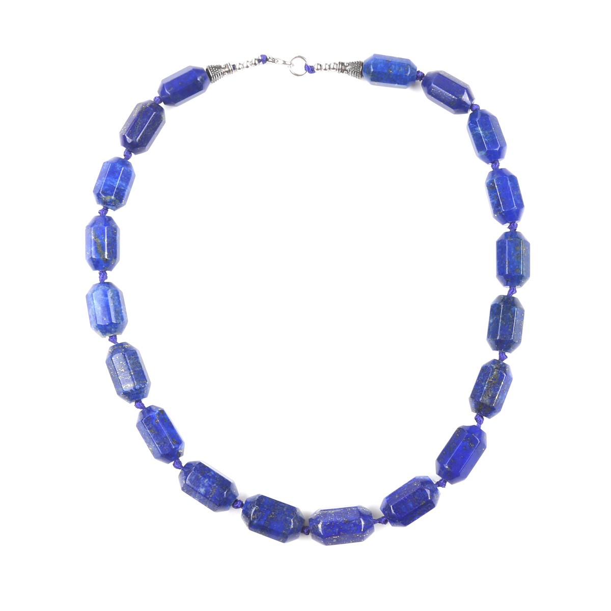 Lapis Lazuli Jewelry Set | Beaded Choker With Bracelet 2