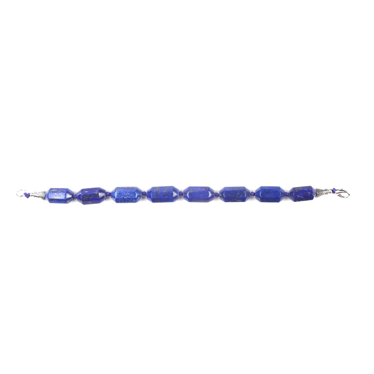 Lapis Lazuli Jewelry Set | Beaded Choker With Bracelet 4