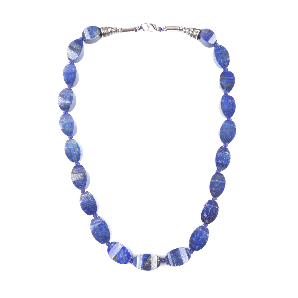 Lapis Drop Necklace | Beaded Pendant 1