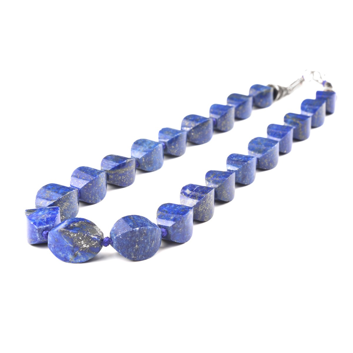 Lapis Drop Necklace | Beaded Pendant 3