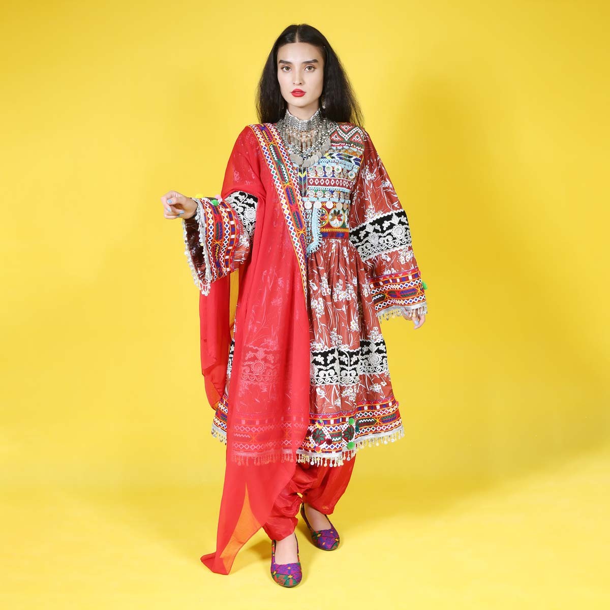 Beautiful Gande Afghani | Afghan Handmade Wedding Clothes 1