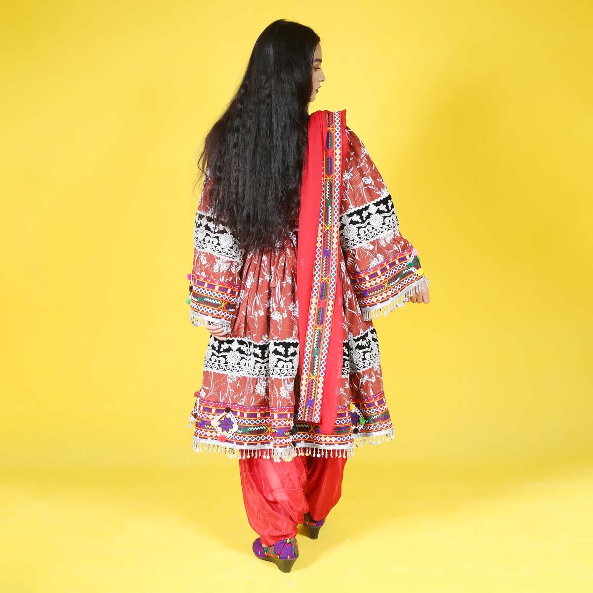 Beautiful Gande Afghani | Afghan Handmade Wedding Clothes 3