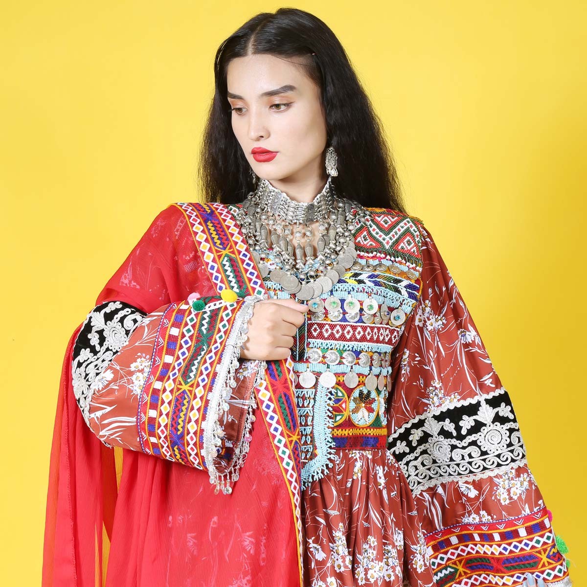 Beautiful Gande Afghani | Afghan Handmade Wedding Clothes 5