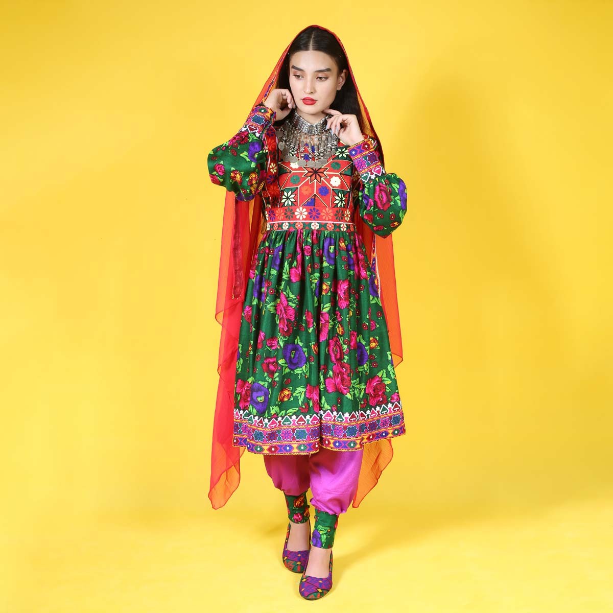 Hazaragi Design Party Clothes | Afghan Beautiful Women Dress 2