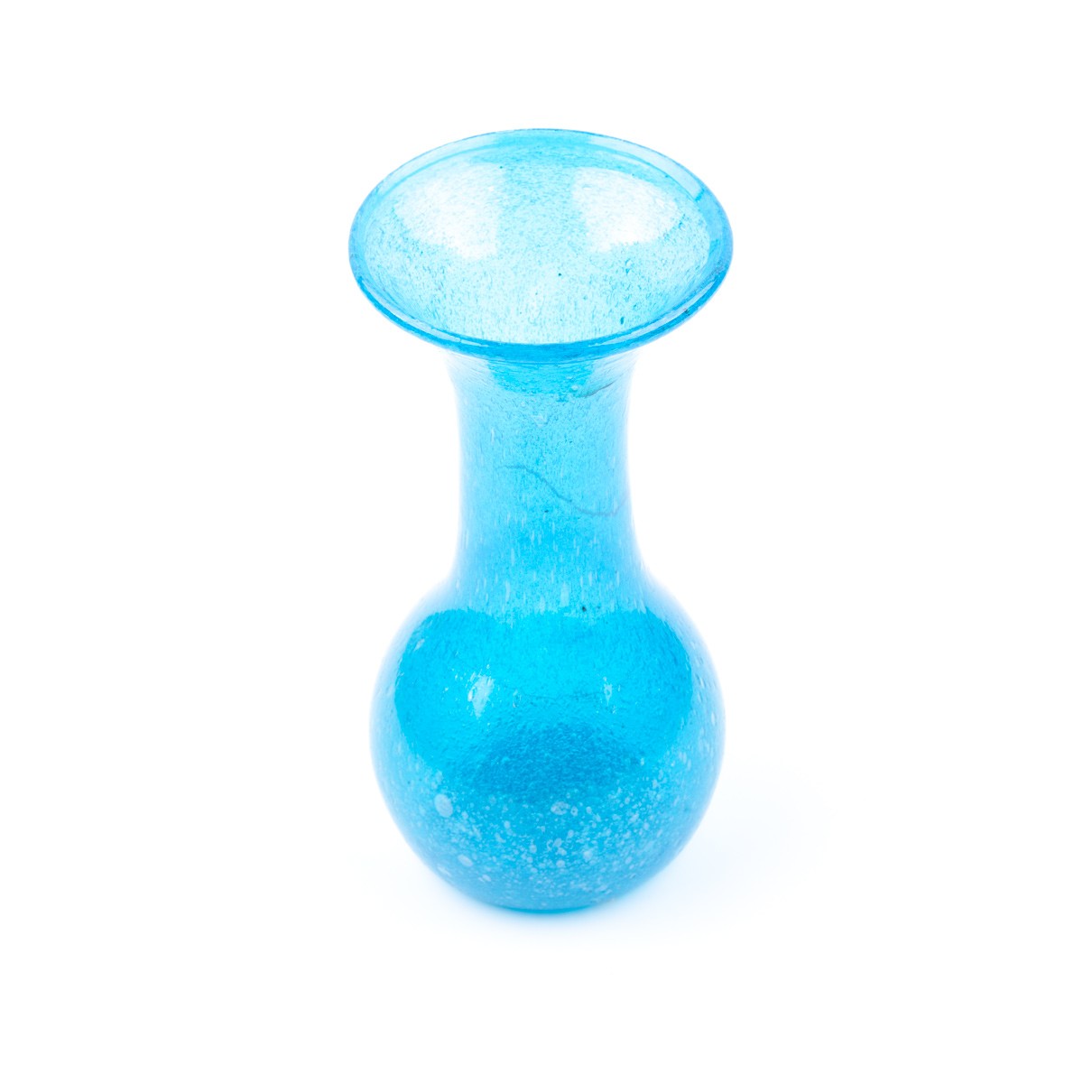 Glass Rustic Handmade Flower Pot | Blue Flower Vase 2