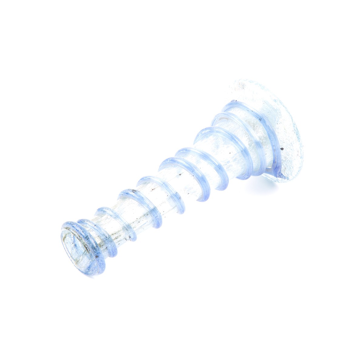White Cylinder Candle Pot | Handmade Glass Candle Holder 3