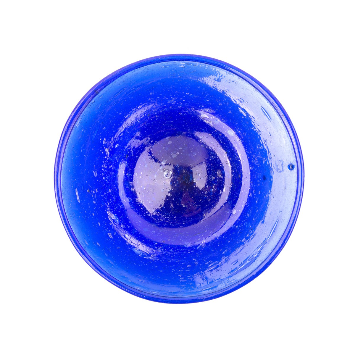Blue Handmade Glass Plate | Classic Serving Plate 1