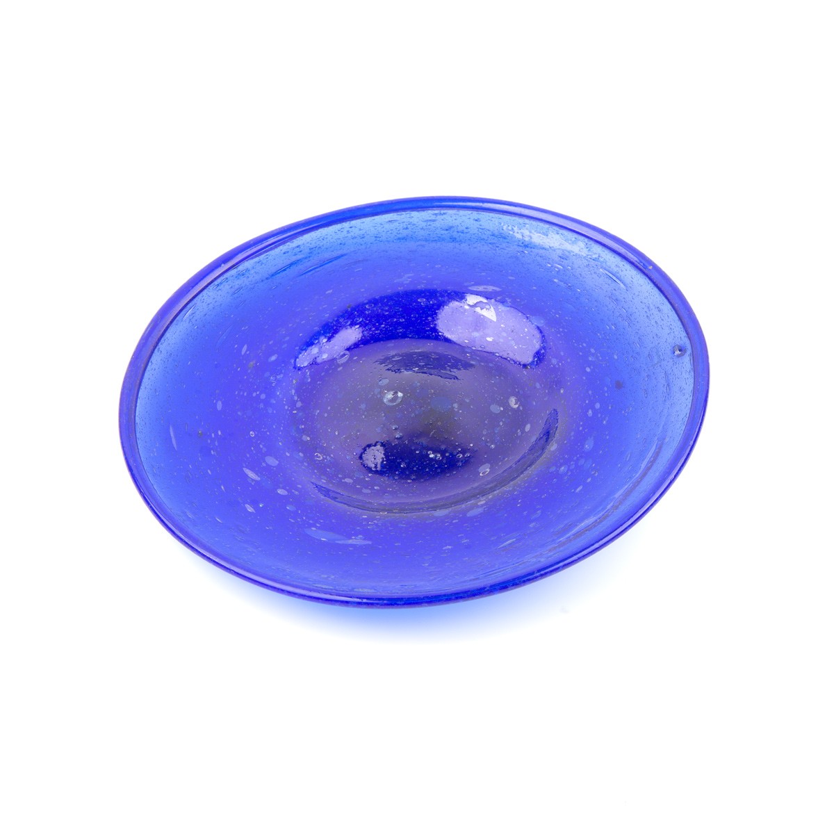Blue Handmade Glass Plate | Classic Serving Plate 2