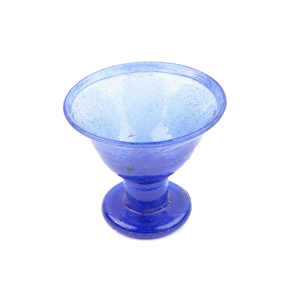 Handmade Ice-Cream Glass | Blue Glass Ice-Cream Coupe 1