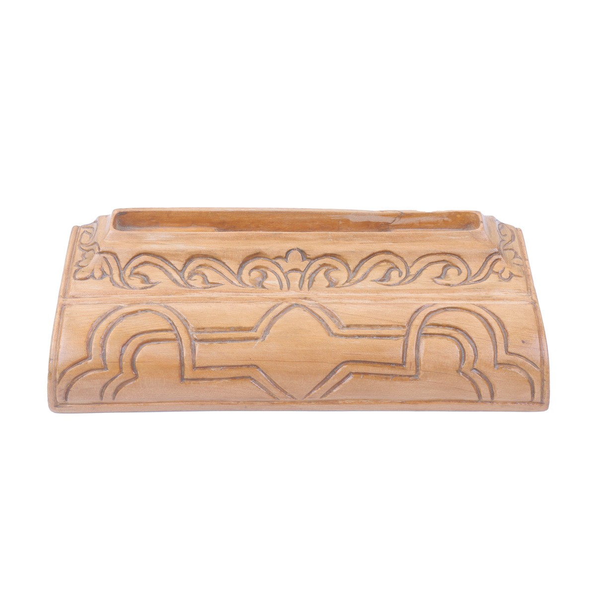 Cedar Wooden Photo Stand | Rectangle Engraved Pen Stand 2