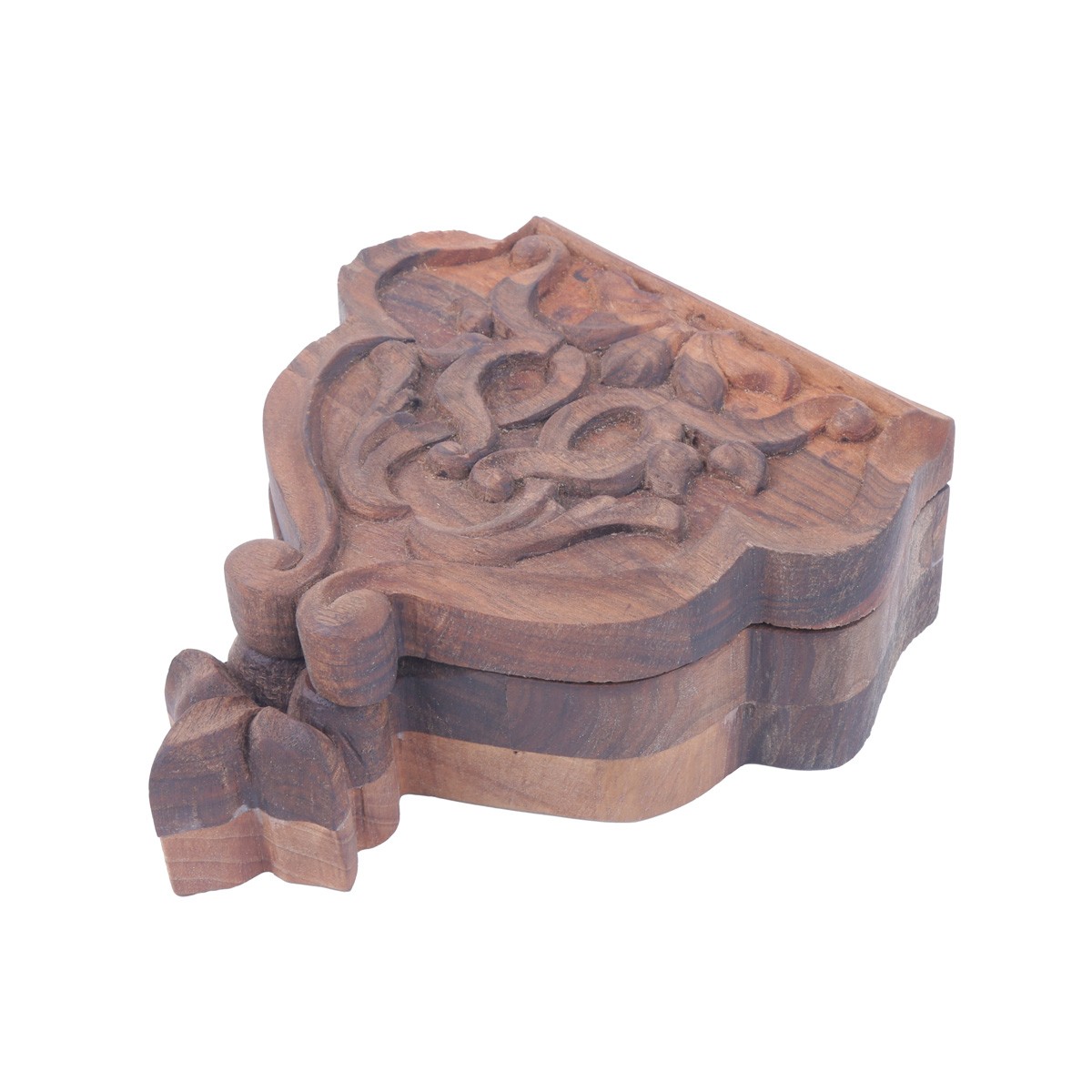 Walnut Wood Jewelry Box | Engraved Mini Gift Box 2