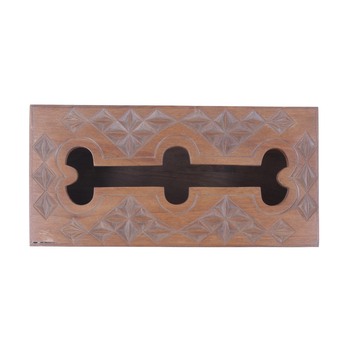 Walnut Wooden Engraved Tissue Box | Rectangle Tissue Box 3