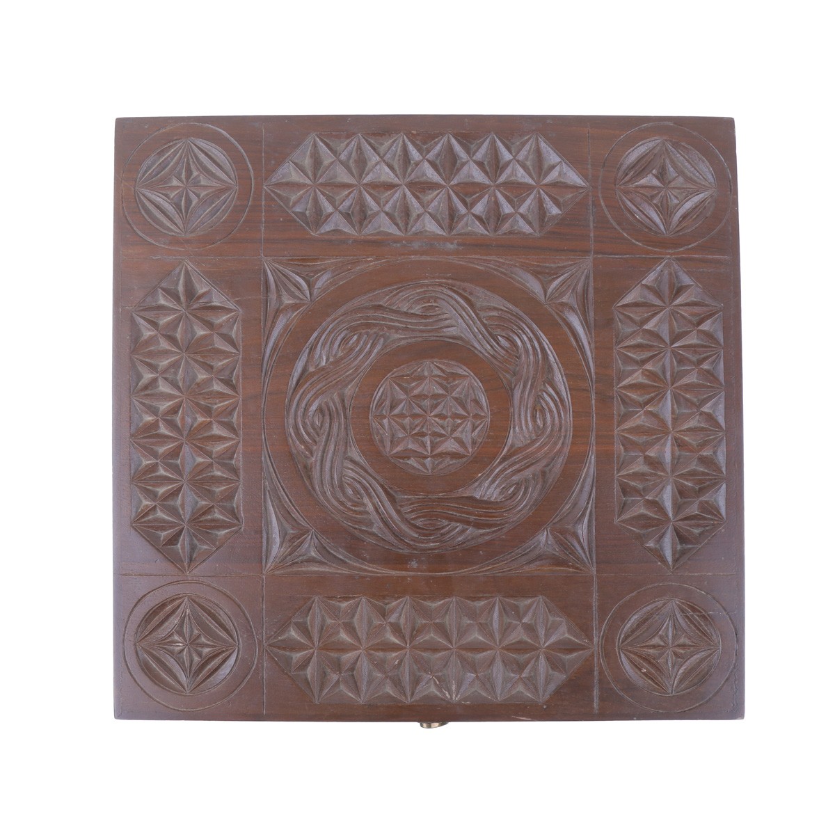 Walnut Wooden Jewelry Box | Square Fancy Gift Box 4