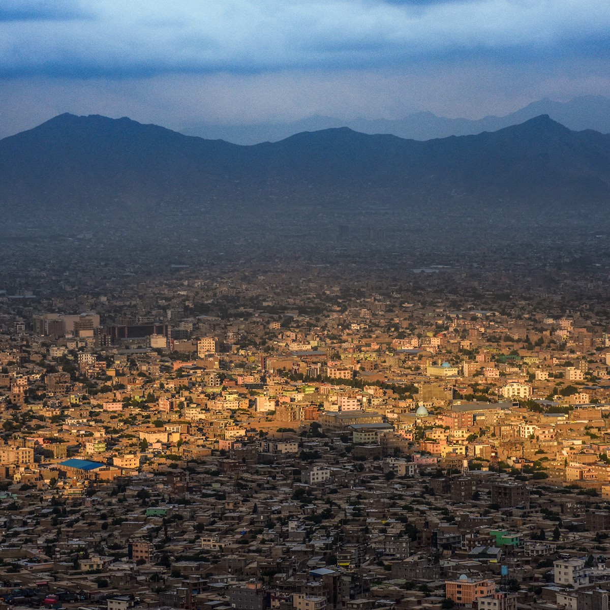 Kabul Sunlit Cityscape Photo | Kabul Landscape Horizon Photo 3