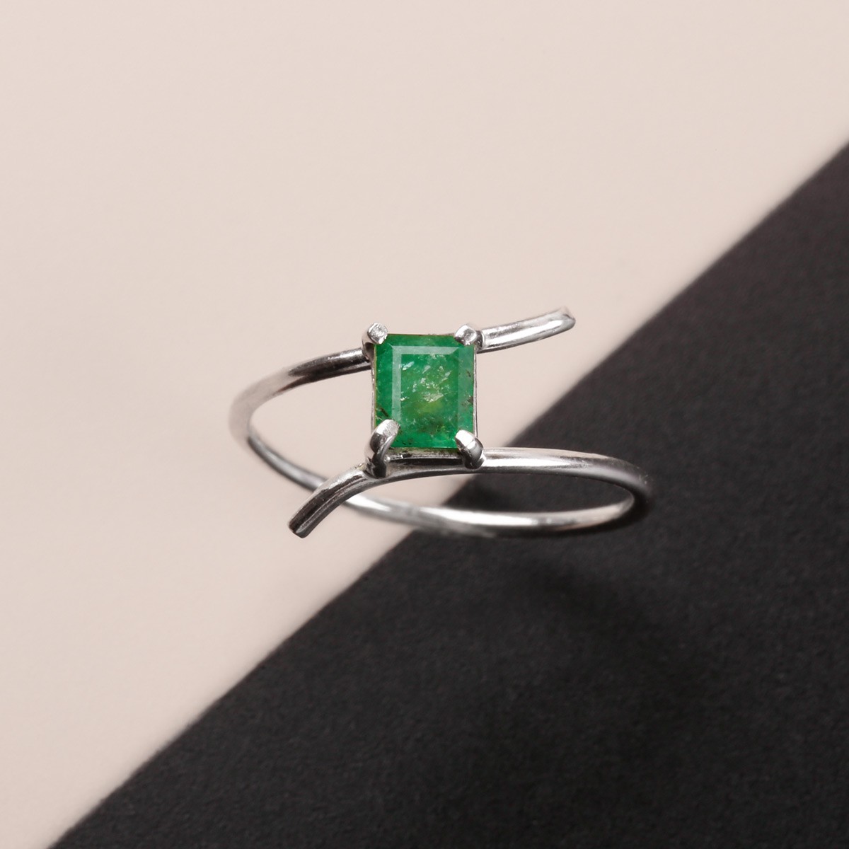 Beautiful Panjsher-Emerald Handmade Ring 1