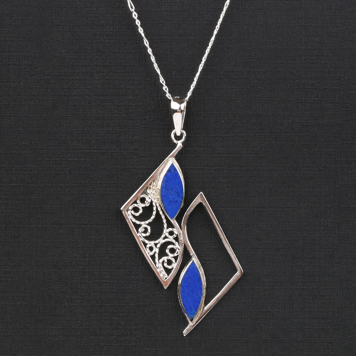 Antique Design Afghan Women Lapis Necklace 2