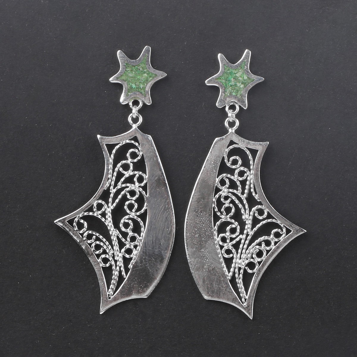 Bamyan Turquoise Earrings| Malila Design Earrings 2