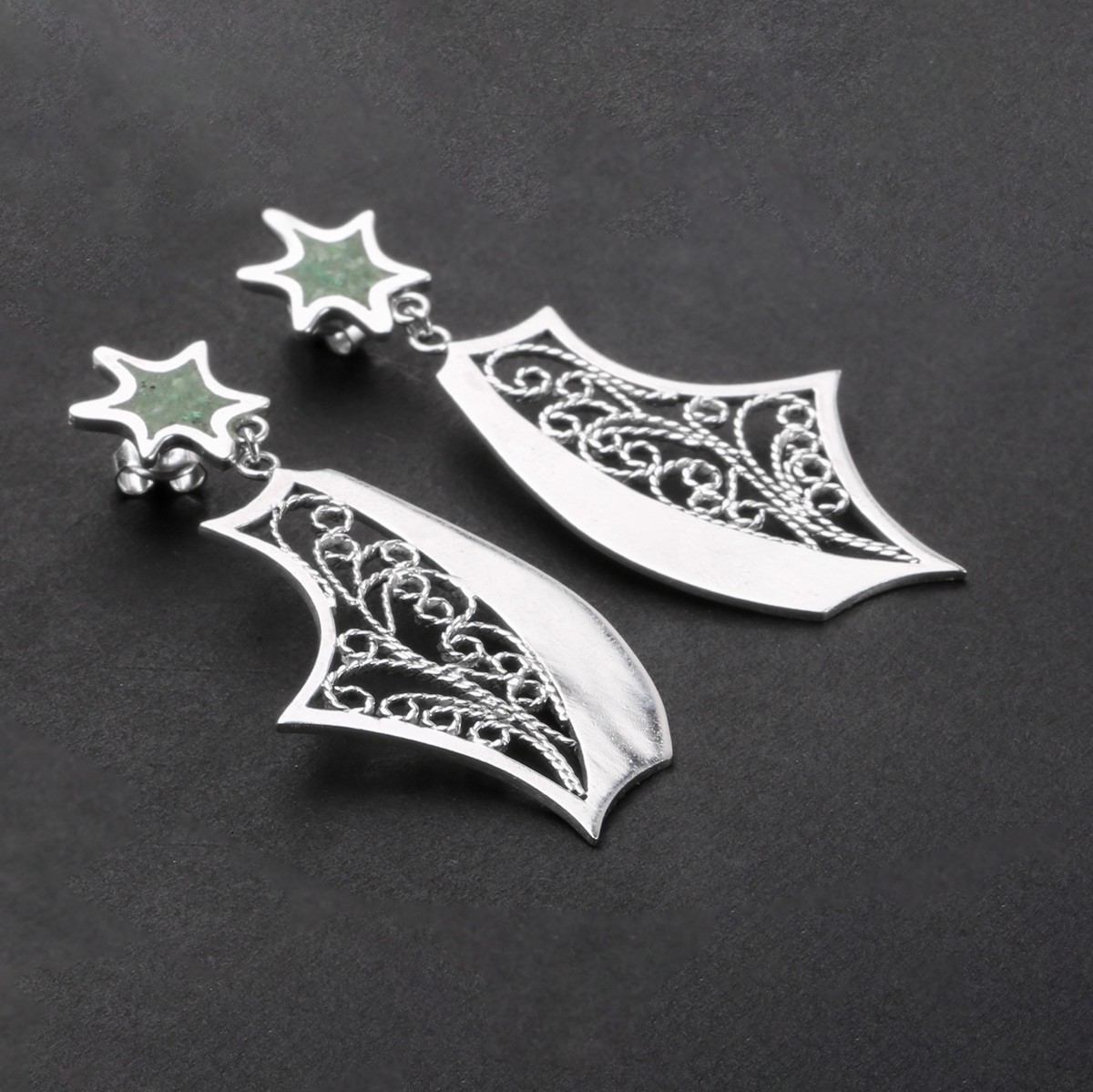 Bamyan Turquoise Earrings| Malila Design Earrings 1