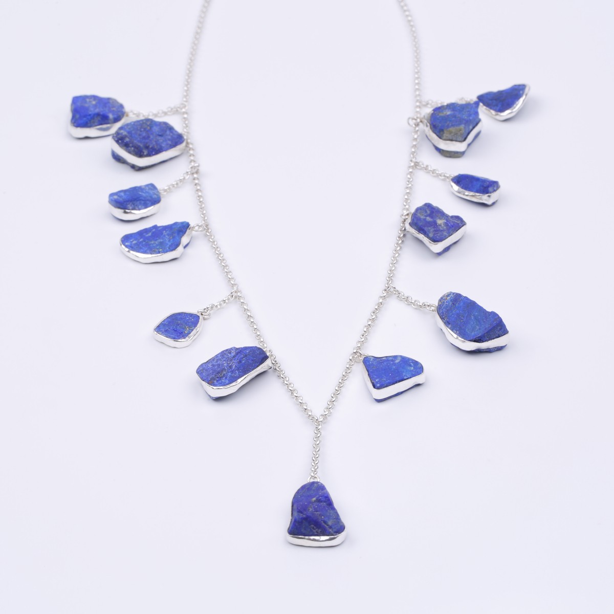 Raw Lapis Lazuli Necklace 2
