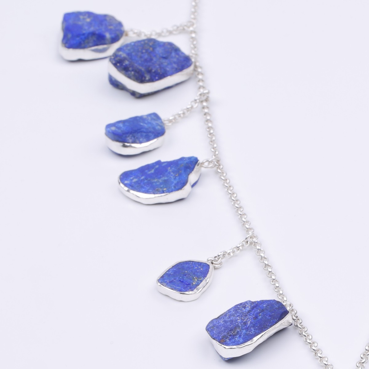 Raw Lapis Lazuli Necklace 3
