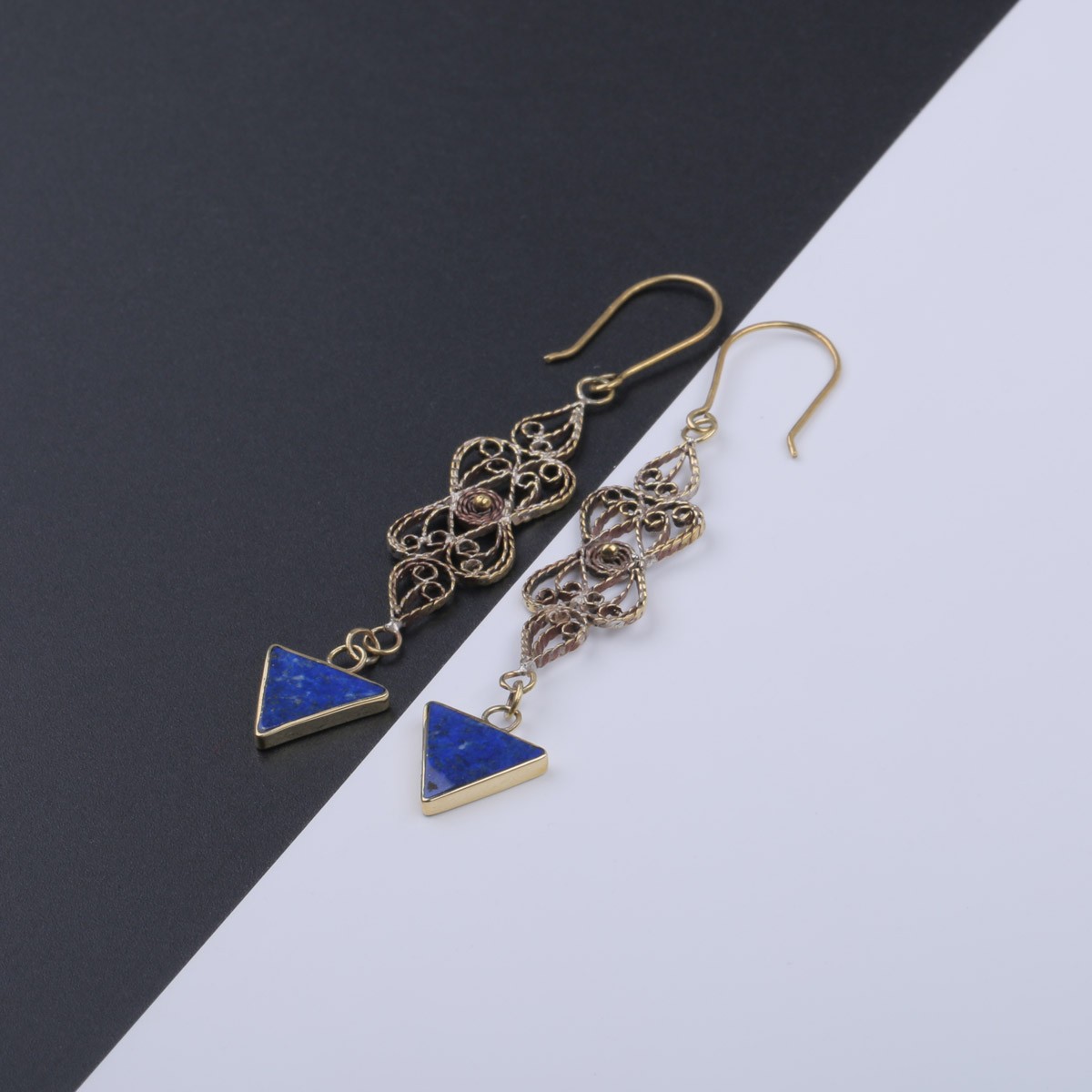 Malila Design Lapis Earrings | Shoulder Drop Earrings 2