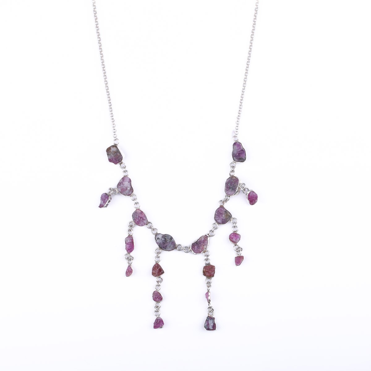 Rough Ruby Necklace | Princess Necklace 1