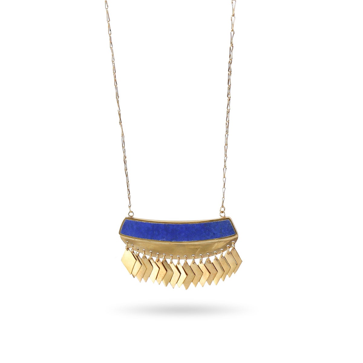 Lapis Lazuli Stone Silver Jewelry Set | Vintage Drop Pendant, Earrings 2