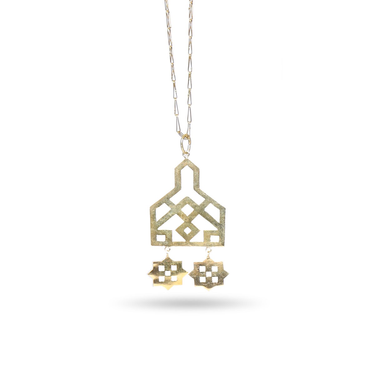 Gold Plated Jewelry Set | Drop Pendant, Earrings & Ring 2