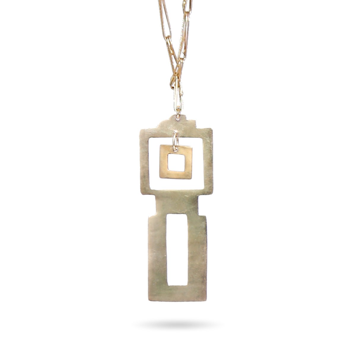 Gold Plated Drop Pendant | Afrah Sautoir Locket 2