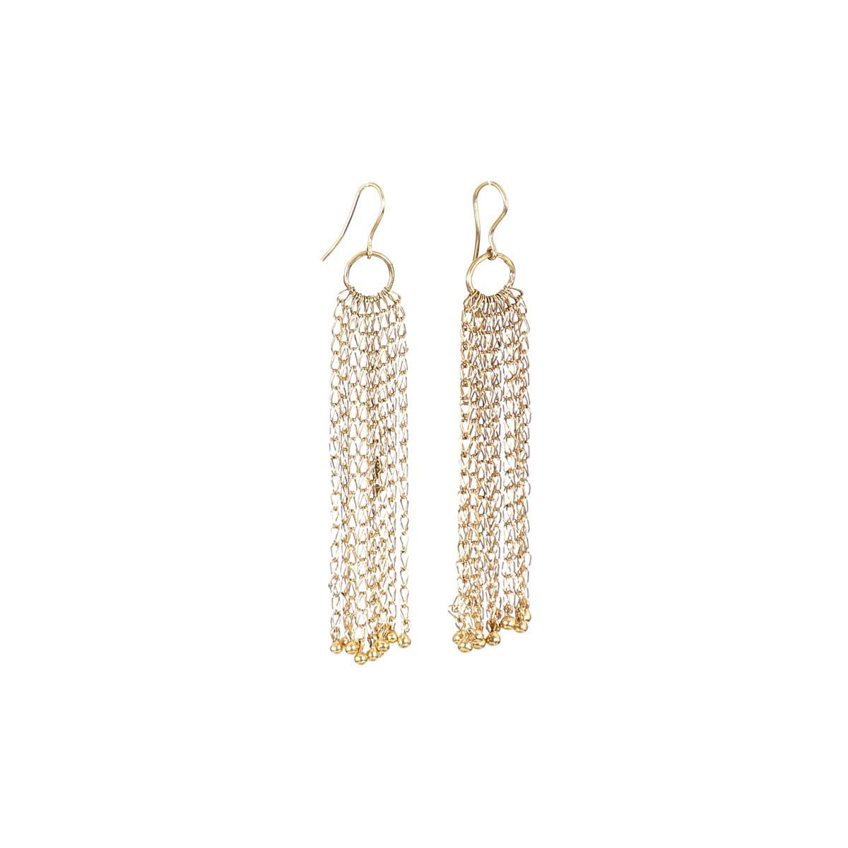 Gold Plated Jewelry Set | Silver Sautoir Pendant & Earrings 4