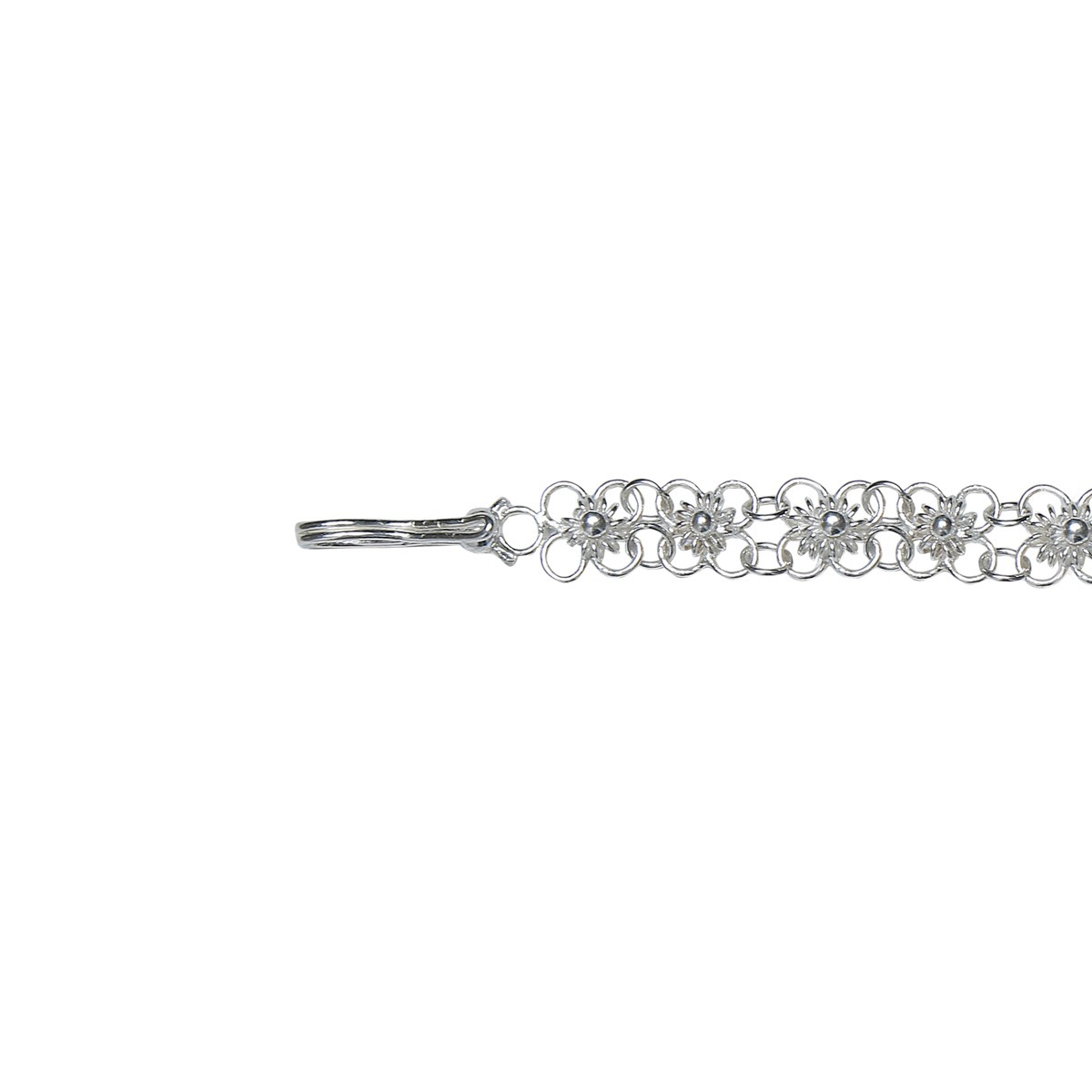 Flower Style Bracelet | Silver Chain Bracelet 2
