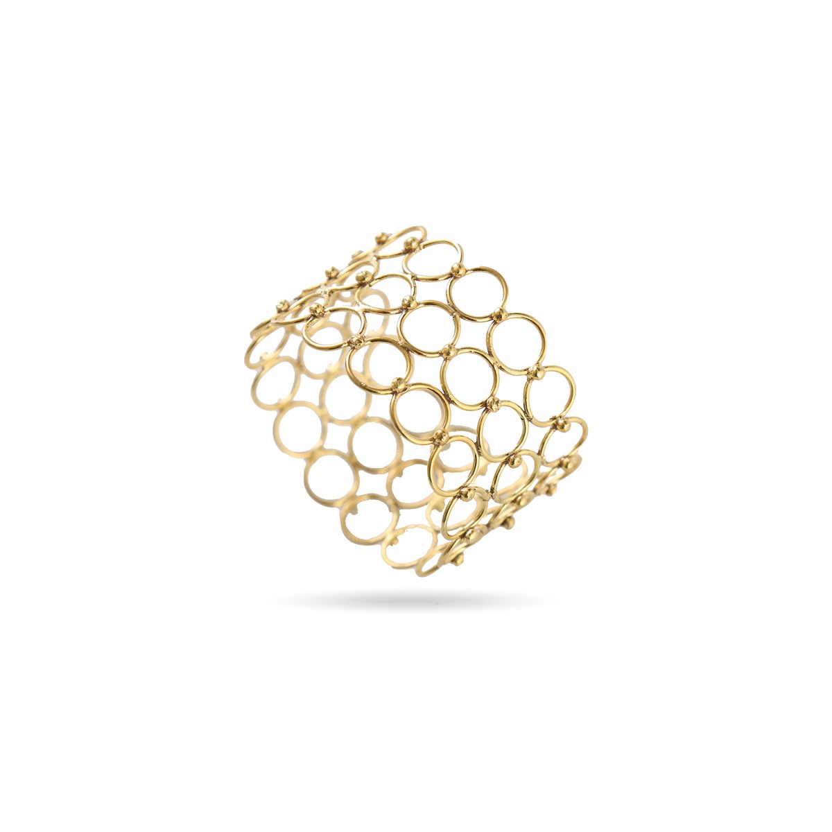 Gold Plated Chain Bracelet | Brass Bangle Bracelet 2