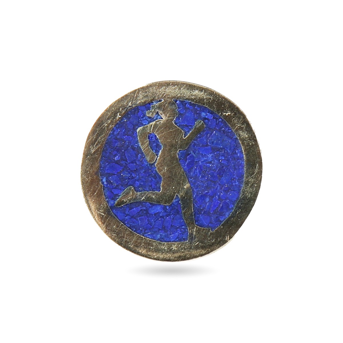 Lapis Lazuli Stone Ring | Flat Gold Plated Ring  2