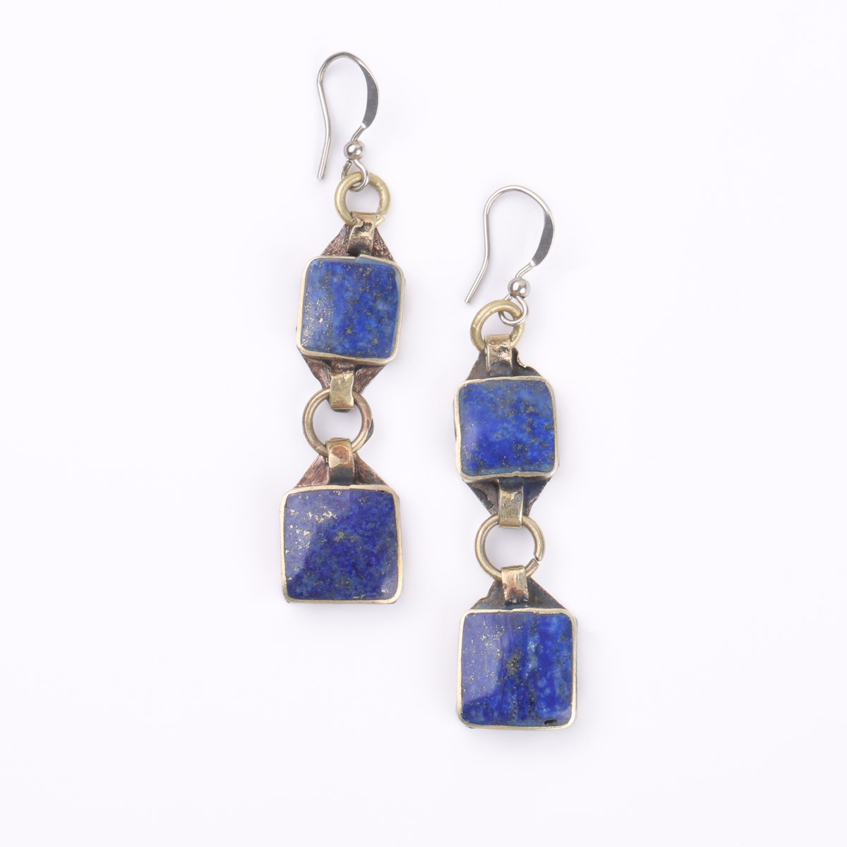 Lapis Lazuli Earrings | Dangle Silver Earrings 2