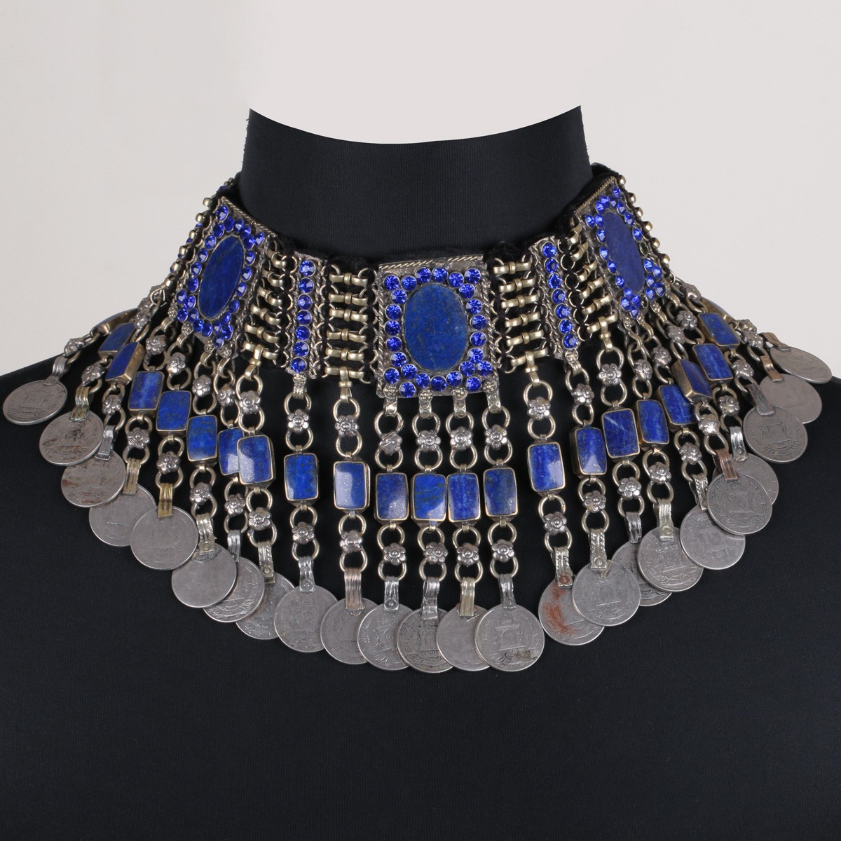 Lapis Lazuli Choker Set | Traditional Bridal Choker Set 1