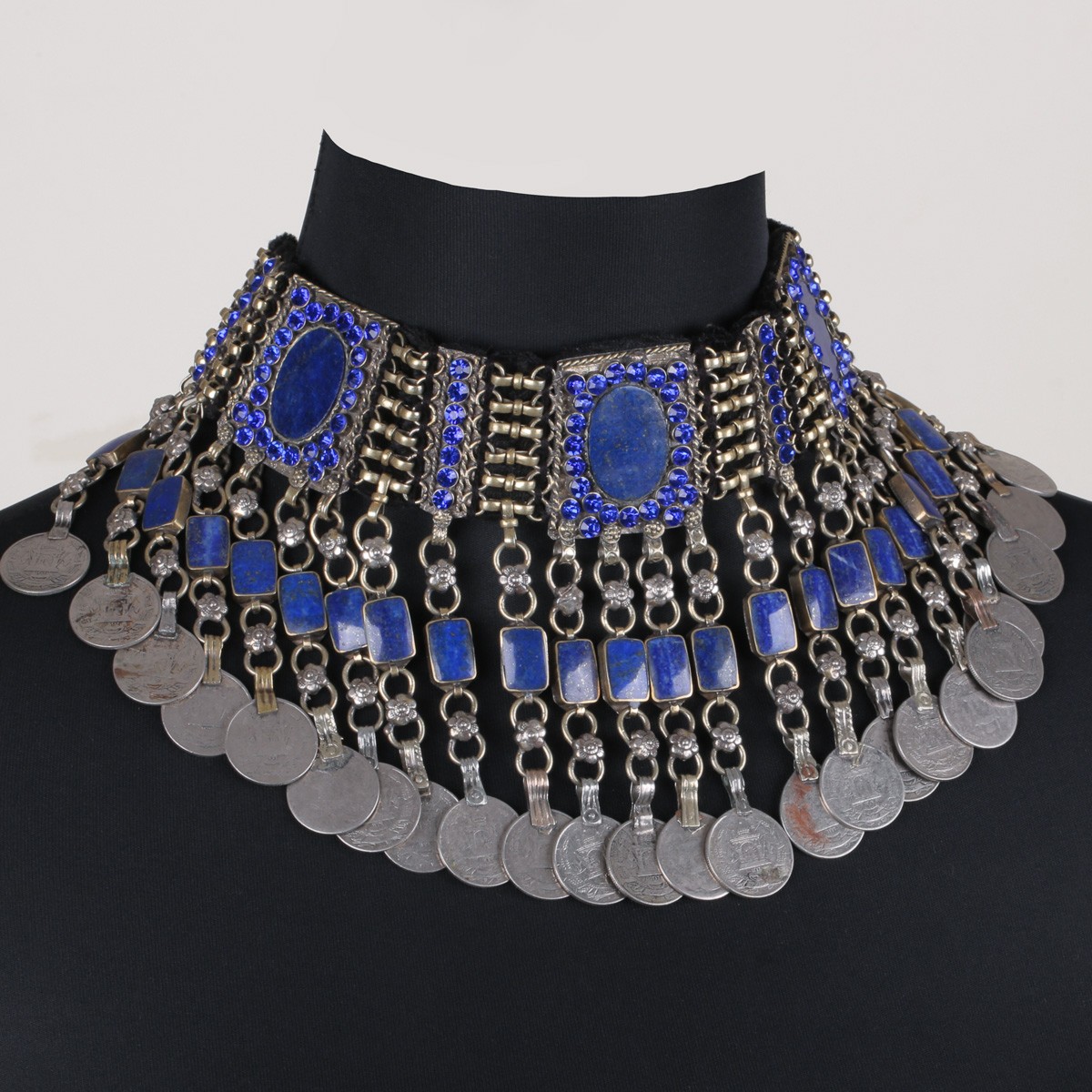 Lapis Lazuli Choker Set | Traditional Bridal Choker Set 3