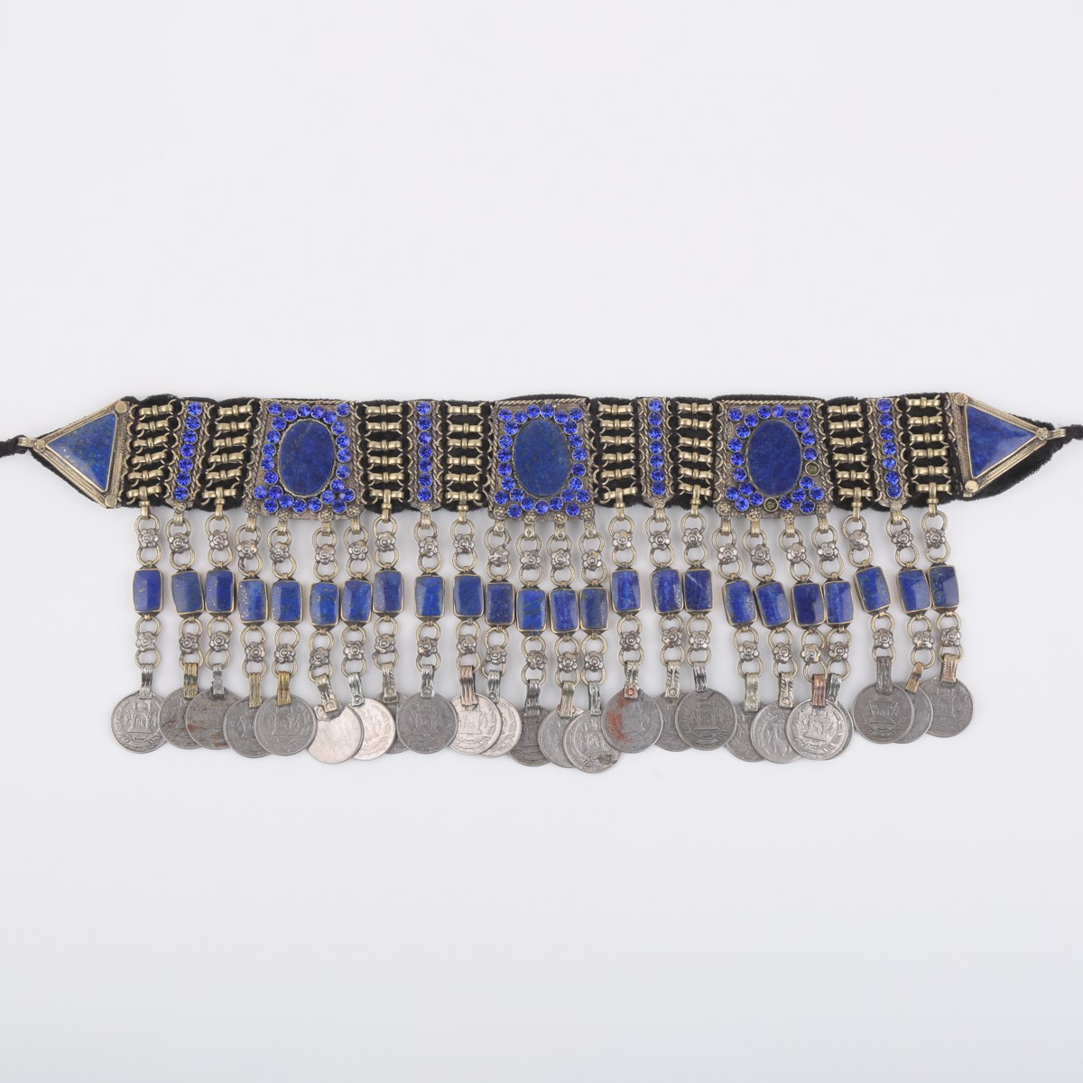 Lapis Lazuli Choker Set | Traditional Bridal Choker Set 5