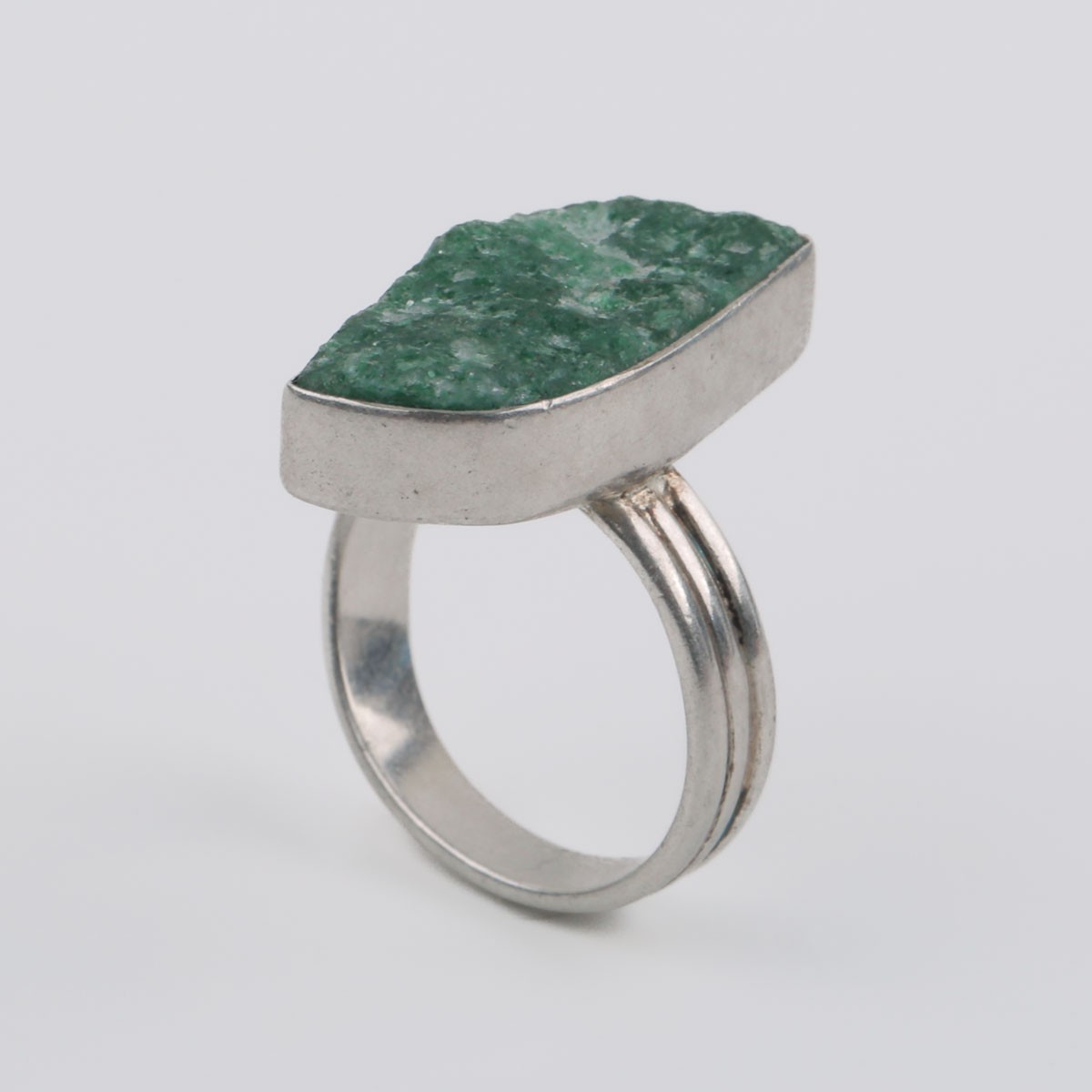 Silver Turquoise Ring | Leaf Shape Ring 1