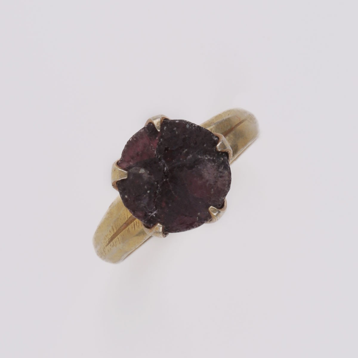 Gold Plated Ring | Straight Round Ring 3