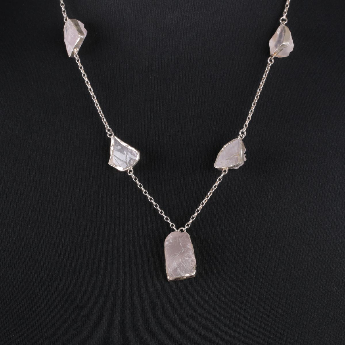 Quartz Necklace | Station Locket 3