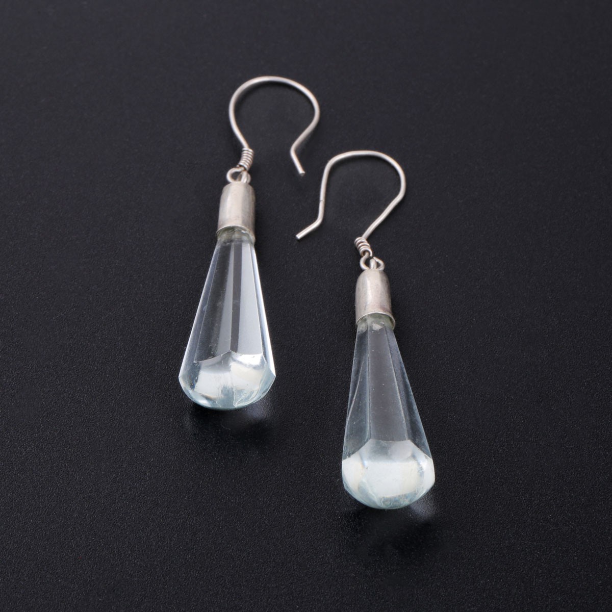 Crystal Hook Earrings | Teardrop Dangle Earrings 3