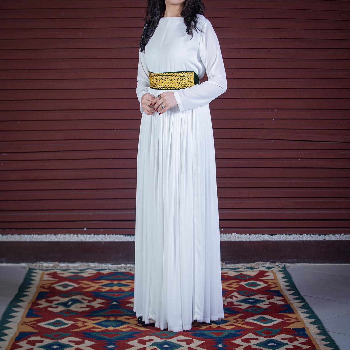 Afghan Long Dress with Chermadozi Coat 2