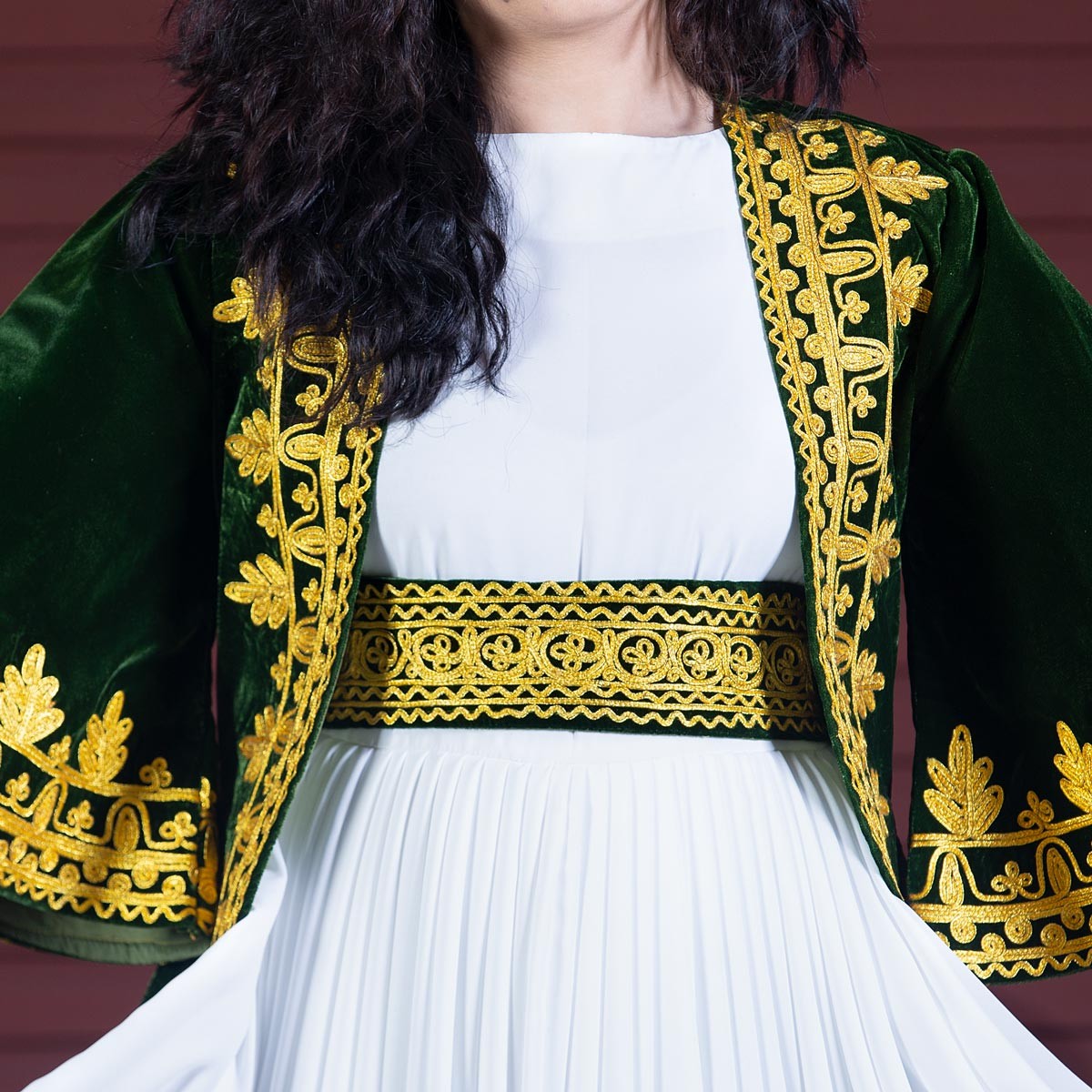 Afghan Long Dress with Chermadozi Coat 3
