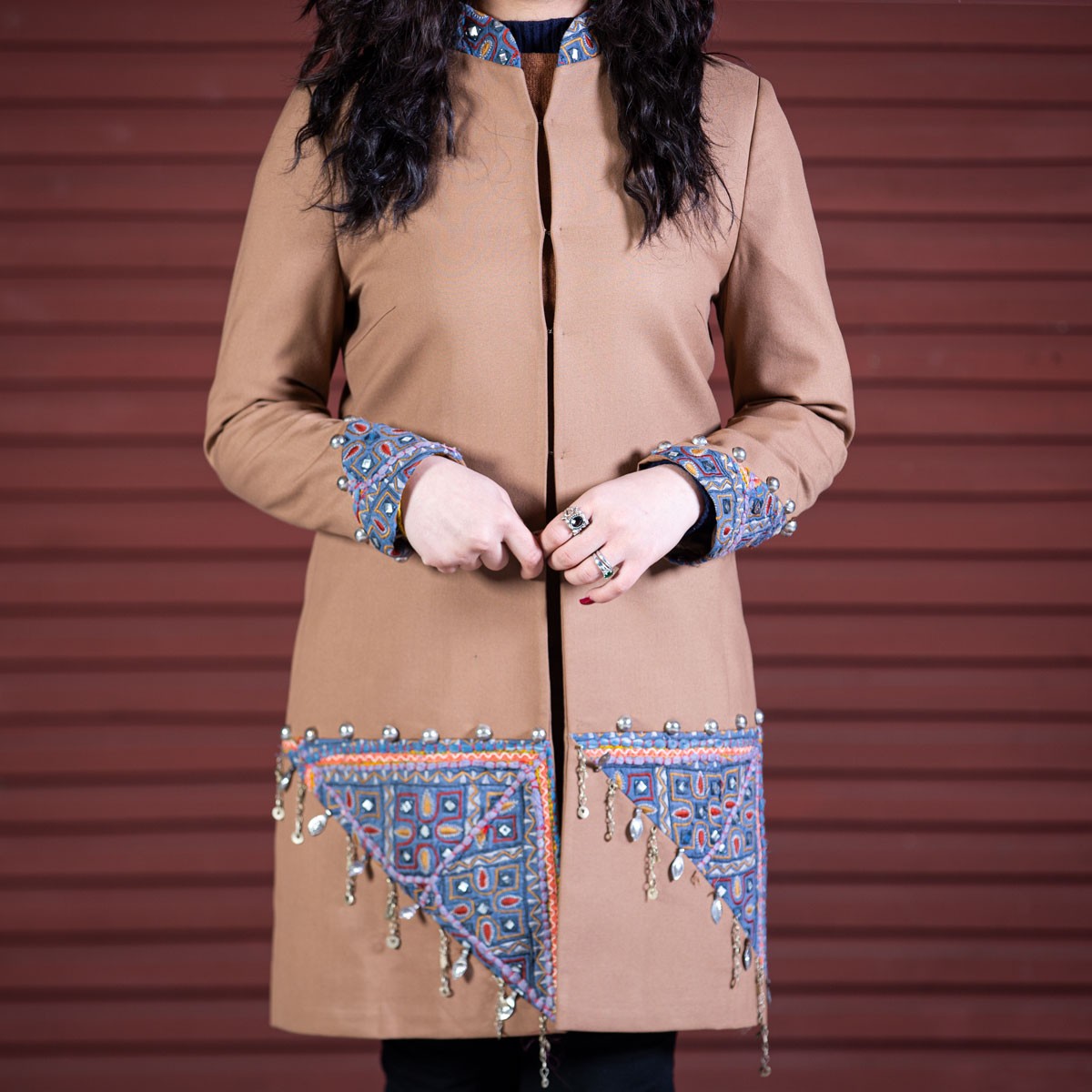 Afghan handmade Coat women 2