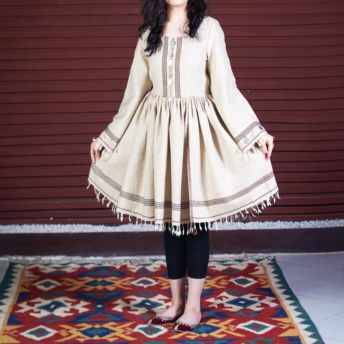 Afghan Short Dress for women 1