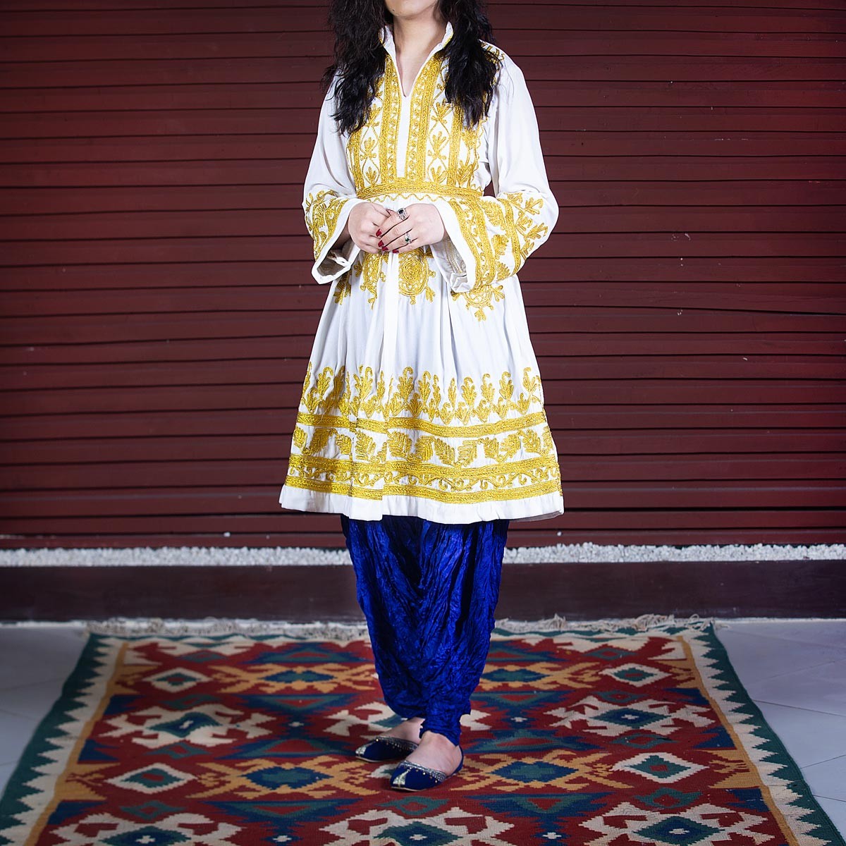 Afghan Short Dress Chermadozi 1