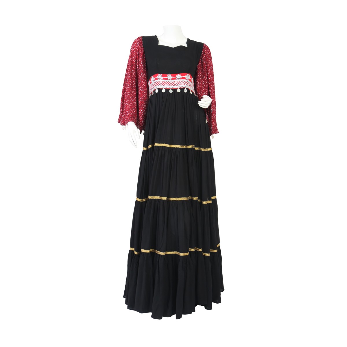 Black Prarie Skirt Long Maxi 1