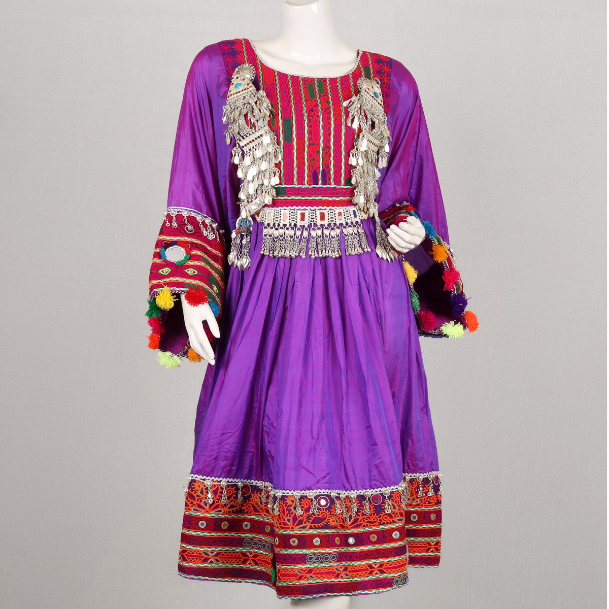 Aseel Purple Gande Afghani| 3-Piece Traditional  4